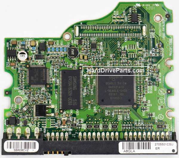 Maxtor PCB Board 040121400 - Click Image to Close